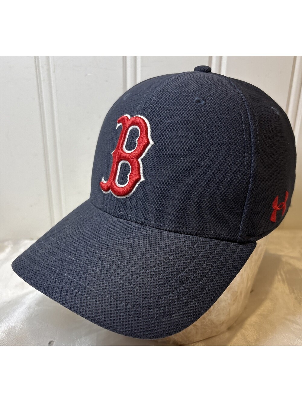 Boston Red Sox Hat Cap MLB Baseball Blue Under Armour Adjustable Great Condition